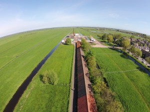 Touwbaan vanuit de lucht